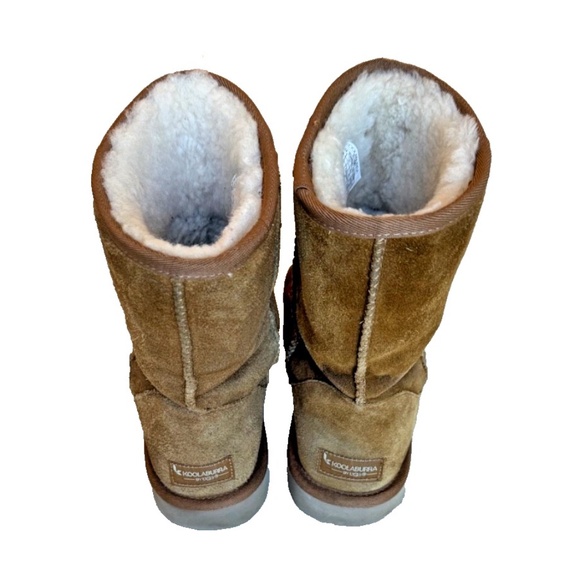 Koolaburra by UGG Style #1017090 Suede/Sheerling Slip On Boots; Tan; Size 9 - Picture 5 of 14